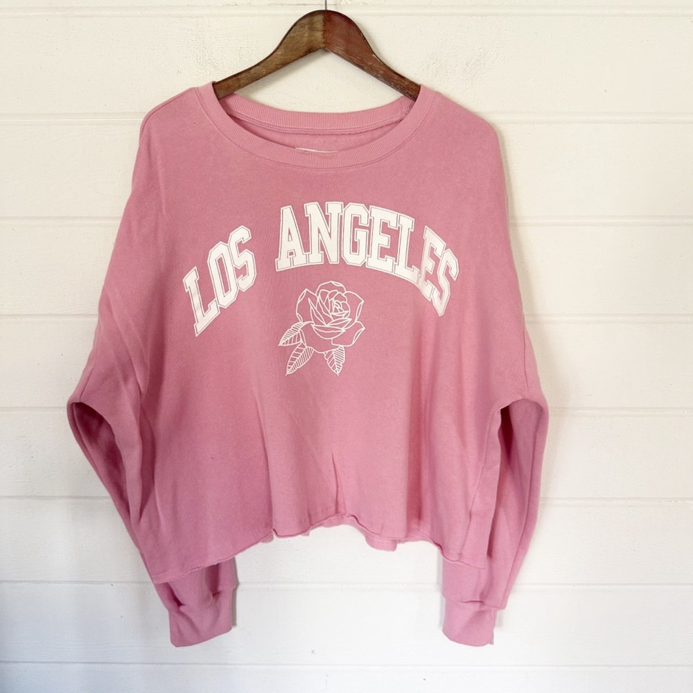 NWT Grayson Threads Women’s Pink Graphic Fleece Sweatshirt Size XL
